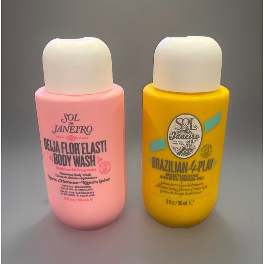 Sol de Janeiro Body Wash Duo | Travel 3 fl oz x2 | Hydrating & Scented